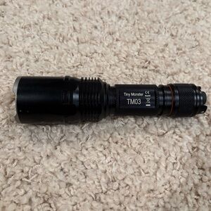 Nitecore TM03 Tiny Monster 2800 Lumen Flashlight, Tested & Working, No Battery
